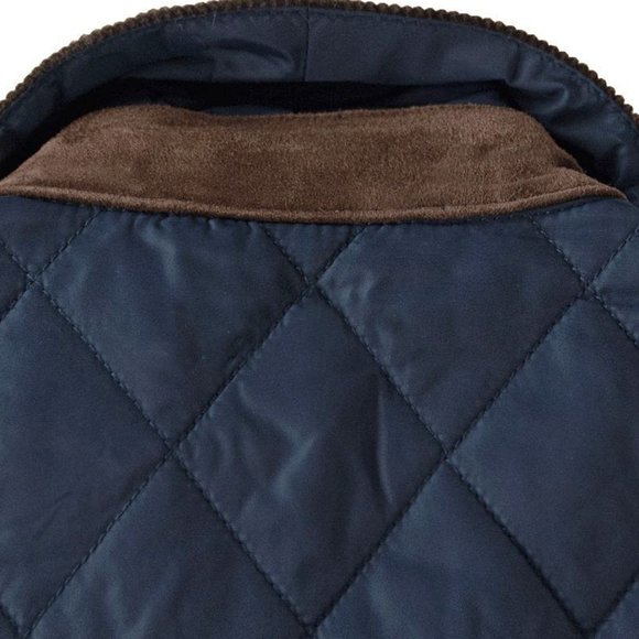 NEW $365 Polo Ralph Lauren Womens Equestrian Jacket! Small  Navy  Brown Trim - Picture 4 of 5